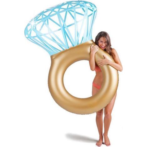 Bouée gonflable pour piscine avec valve double, accessoire de photographie, voyage, plein air, plage, piscine, raft, pour adultes, 120 x 140 cm (1/5)
