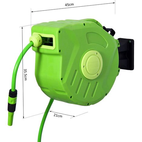 Avvolgitubo easycomfort hose reel retrazione automatica 15m