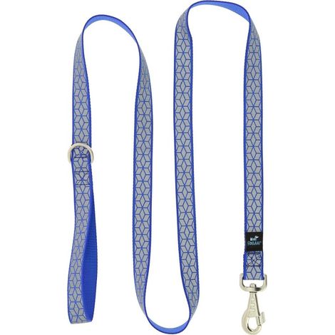Laisse pour Chien avec Motif Géométrique Réfléchissant, Bleu Nuit, 180cm - FIDELAMI (1/5)