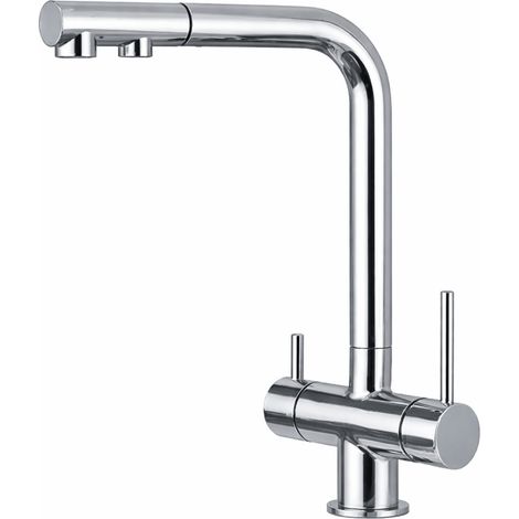 Shurity 421 Rubinetto da cucina con Doccetta estraibile 4 vie Cromo (1/3)