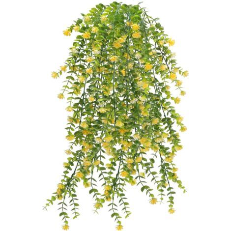 Künstliche Hängepflanze, 3 Stück, Kunstpflanzen für den Innenbereich, künstliche Efeu-Farn-Blumenwand, künstliche Hängepflanze, Girlande, Efeu, ästhetische Raumdekoration, Balkon, Hochzeit, Haus, Gart