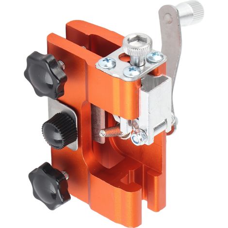 Affûteuse de chaîne manuelle, outil d'affûtage de chaîne portable pour usage domestique, clip de chaîne, affûteur de chaîne (1/4)