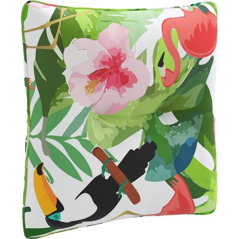 Cuscino per schienale PUTTEN 100% Poliestere Multicolore vidaXL (1/5)