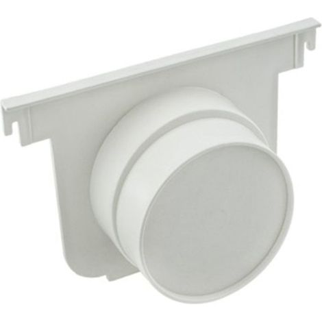 Cache-gouttière - 130 mm noir, GIBALTO