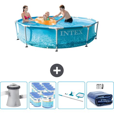 Piscine Intex à cadre rond - 305 x 76 cm - Comprend des Accessoires CB93 (1/5)
