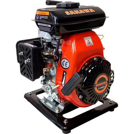 Sakawa – Motopompe thermique 3cv 40mm 1,5" – Débit 19 000 L/h – Hauteur de refoulement 20m – Aspiration max 6,5m – Moteur 4 temps 92cc (1/3)