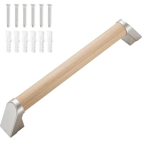 - Haltegriff - Sicherheitsgriff - Wasserdicht und rutschfest für Bad und WC - Holzoptik - 30 x 5 cm (1/5)