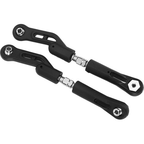 Satz mit 2 oberen hinteren Lenkgestängen für ZD Racing 1/8 RC-Cars, verschleißfest und leicht (schwarz). (1/4)