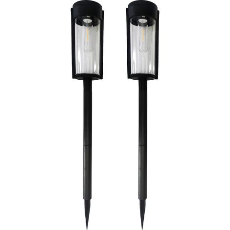 Postes solares para iluminación solar de 3000K con protección IP44 (paquete de 2) (1/5)
