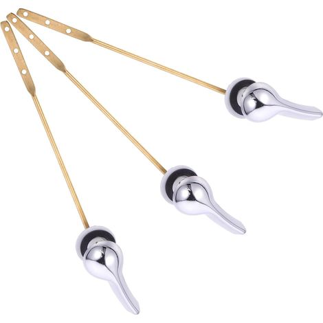 Lot de 3 Poignées de chasse d’eau, Cuivre (1/5)