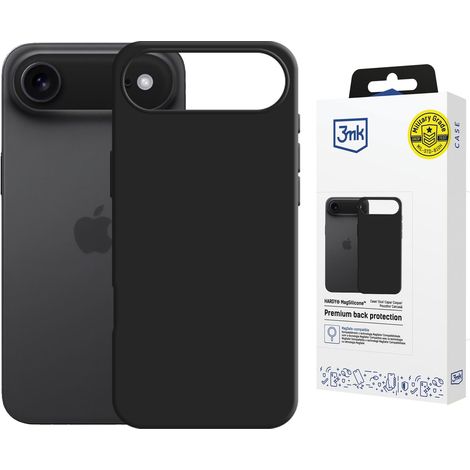 Apple iPhone Air - 3mk Hardy MagSilicone Graphite (1/5)