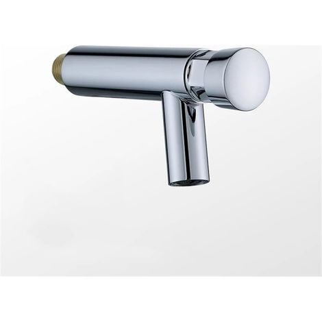 Robinet de lavabo, chromé, temporisé, eau froide, pour vasque (1/5)