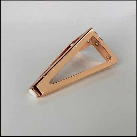 Lot de pieds meubles de rechange,15 cm,triangulaires,pieds de tables de bricolage,pour les chaises,les armoires et les canapés,autres pieds de meubles (Or rose,1pcs) (1/5)