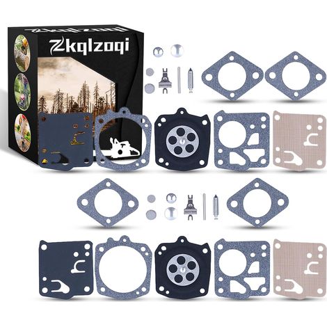 Kit de joints de carburateur, pour tronçonneuse Jonsered 625 630 670 920 930 2094. Convient pour tronçonneuse Husqvarna 61 65 77 162 181 185 266 268 272 281 288 480 1100 2100 avec carburateur Tillotso (1/5)