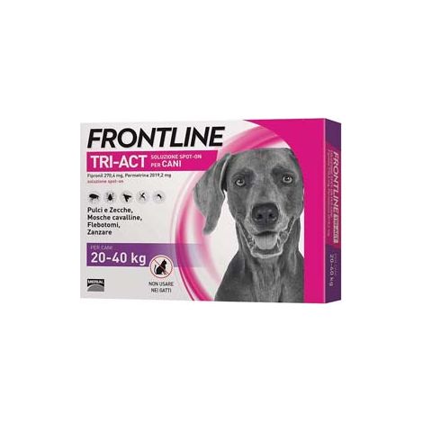FRONTLINE TRIACT SPOTON PER CANI L  in confezione da 3 pipette    FRONTLINE