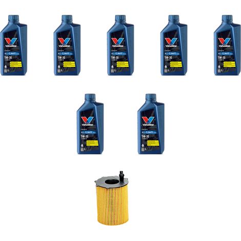 Kit filtro olio e 7L compatibile con Audi Q5 (8RB) 3.0 tdi 176kw dal 2013