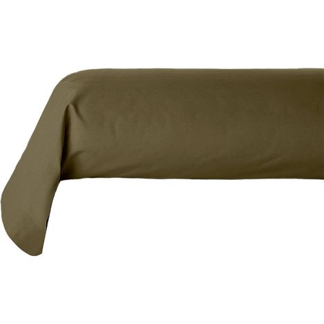 Taie de Traversin "Alban" 85x185cm Kaki (1/3)