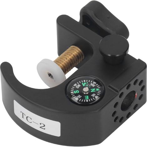 Support GPS RTK réglable en aluminium pour guidon, pince porte-données avec petite boussole (1/5)