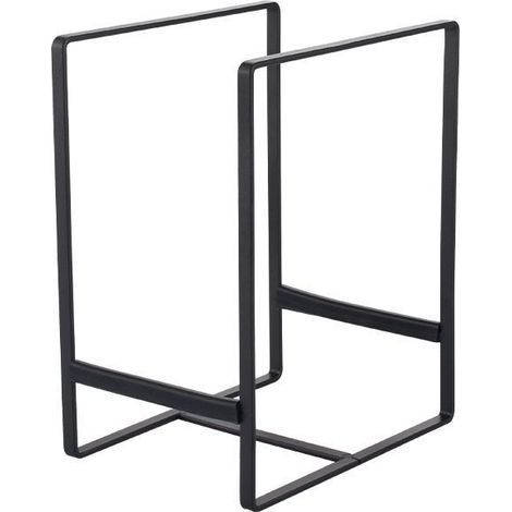 Dish drainer, pot and pan lid holder, kitchen drainer, plate organizer, dimensions 12.5147cm, black. (1/5)