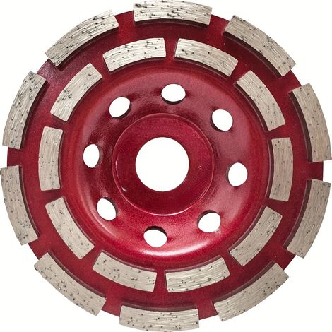 Meule Diamantée en Forme de Coupelle 125 mm - Pour Meulage Béton, Ciment et Maçonnerie - Liant Moyen (1/5)