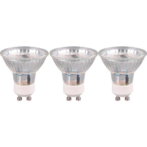 GU10 LED Stiftsockel 3er SET, 5 Watt, 400 Lumen, 3000K Warmweiß Stufen Dimmer
