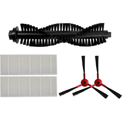 HEPA-Filter, Hauptbürste, Seitenbürsten und Reinigungstücher für die Saugroboter 360 C50 G50 (1/5)
