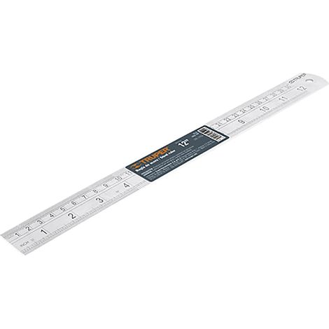 Truper Regla de acero inoxidable 30 Cm (1/2)