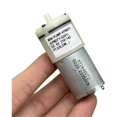 Mini pompe à air 5V/6V, micromoteur silencieux, compatible avec les applications de bricolage telles que les aquariums et les tensiomètres. (1/5)