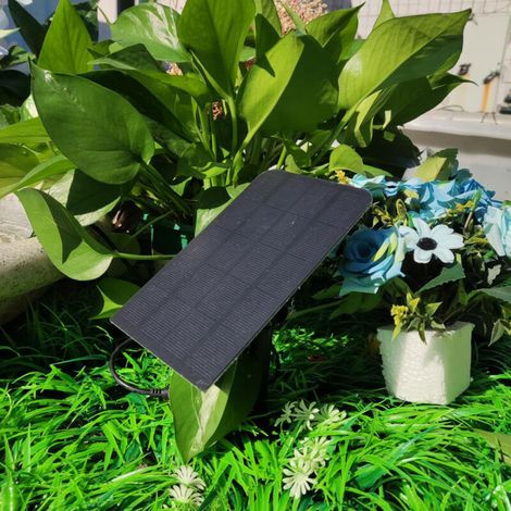 Fontana solare da 1,5 W, pompa elettrica per acqua con 4 ugelli, per giardino esterno, cortile, laghetto, abbeveratoio per uccelli, decorazione -Crezuo