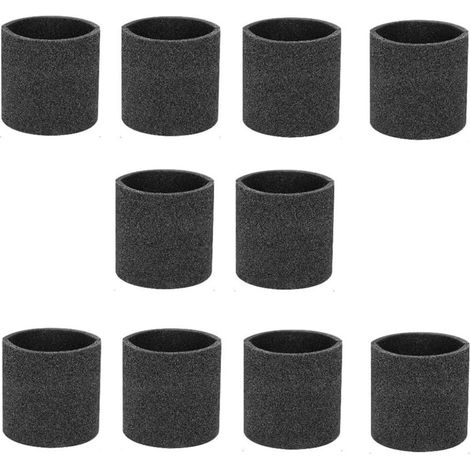 Lot de 10 manchons de filtre en mousse pour filtre Shop Vac 90304 90585, pour filtre Shop Vac, filtre à eau et sec (1/4)