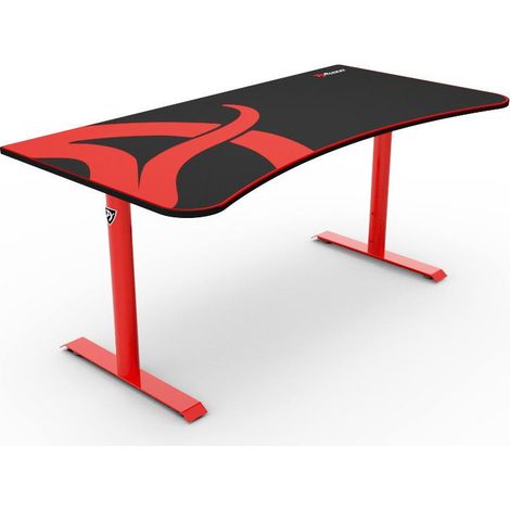 Arozzi Arena Gaming Desk Red Full Surface Microfiber Mousepad Altura ajustable Estructura de acero 80kg (1/4)