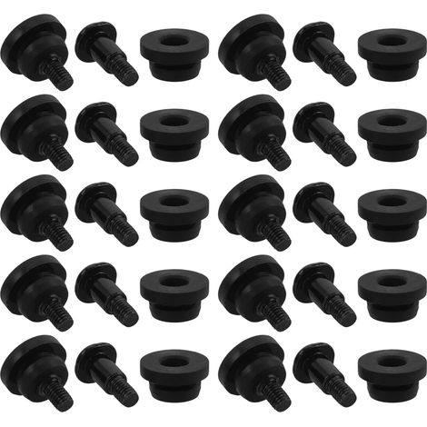 Vis Anti-vibrations Accessoires de Lot de 30 Absorption des Chocs pour Disque Dur 2,5 Pouces SSD Hdd pour Boîtier PC Portable (1/5)