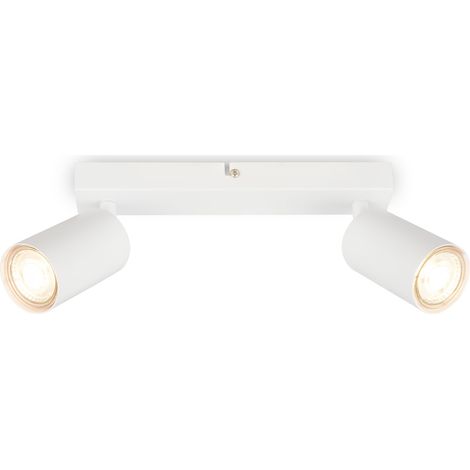 Plafonnier LED GU10 Max 9W, Lustre pour Salon, Chambre à Coucher, Cuisine et Salle de Bain, Spot de Plafond LED, Applique Murale d'Intérieur, Blanc (1/5)