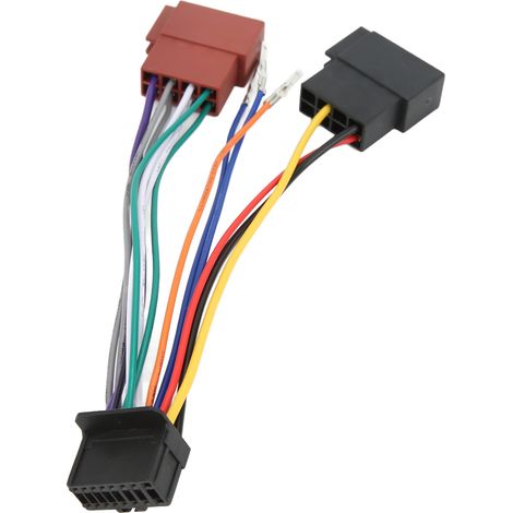 Adaptateur de connecteur de faisceau de câblage ISO pour autoradio Pioneer (ancien modèle). Remplacement du connecteur de faisceau pour autoradio Pioneer. (1/5)