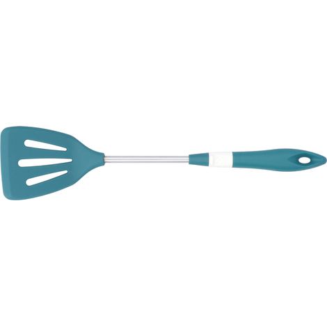 Ustensiles de cuisine en silicone, en acier inoxydable et silicone, isolation thermique, protection contre les brûlures, prise en main confortable, pelle creuse (1/5)