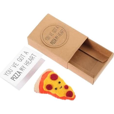 Boîtes à mini-pizzas sur le thème de l'amitié - Coffret cadeau original et mignon (1/5)