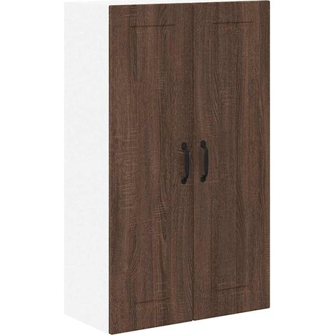 Meuble mural de cuisine，Armoire de cuisine avec porte Chêne brun 60 x 31 x 100 cm CFW12994 (1/5)