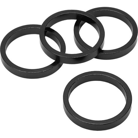 Pièces Entretoise de Potence Vélo Aluminium Alliage 28,6mm Noir pour Fourche Avant VTT Route (1/5)