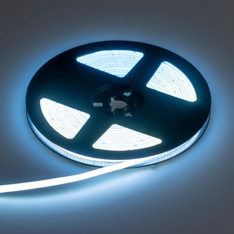Ruban LED COB monochrome - 24V CC - 10W/m - 5mm - 400 LED/m