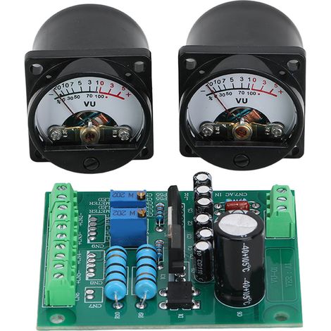 Module de carte pilote de niveau VU 3 pièces, fonction sourdine, amplificateur stéréo DC 9-12V pour audio (1/5)
