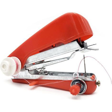 Mini Sewing Machine, Portable Manual Stitching, 3 Pieces, for Home and Travel Use (1/3)
