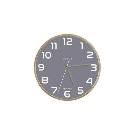 Unilux 400165097 Elegante Wanduhr Grau Quartz (1/2)