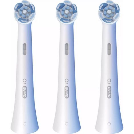 Lot de 3 brossettes pour brosses à dents - Braun - ORAL-B-IO