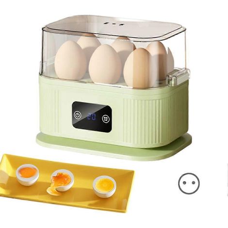 Cuiseur vapeur intelligent pour œufs à la coque 200W avec minuterie numérique (1/5)