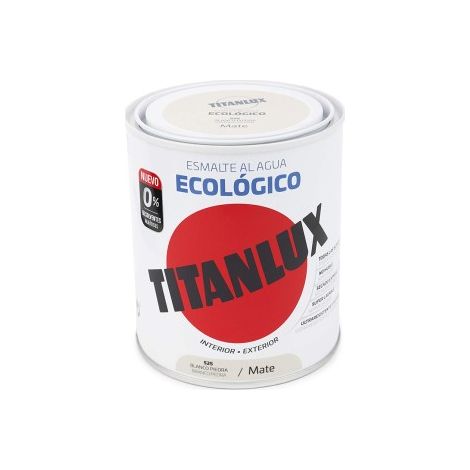 Ökologischer Emaille auf Wasserbasis, hellweiß, 250 ml, Titanlux 00T056614