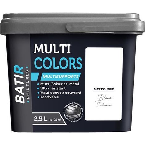 Batir Mehrfarbige Farbe Mehrzweckmatte Pudrig 2,5l - Batir