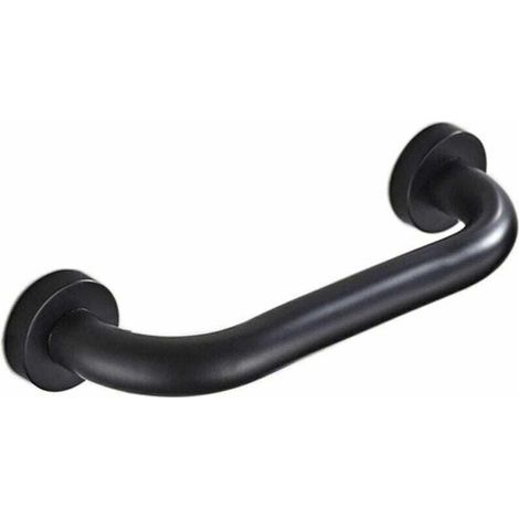 Barre dAppui Pour Salle De Bain, Poigne De Scurit Pour Douche, Antidrapante Barre dAppui 30 CM Pour Salle De Bain, Baignoire, Toilette (Noir) (1/5)