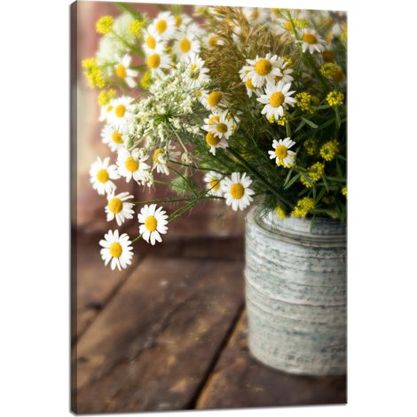 Leinwanddruck Botanik Blumenstrauß 40x60 cm