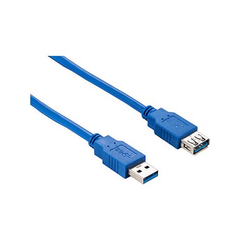 Hamlet XCU3A-MF30 cavo USB USB 3.2 Gen 1 (3.1 Gen 1) 3 m USB A Blu (1/2)