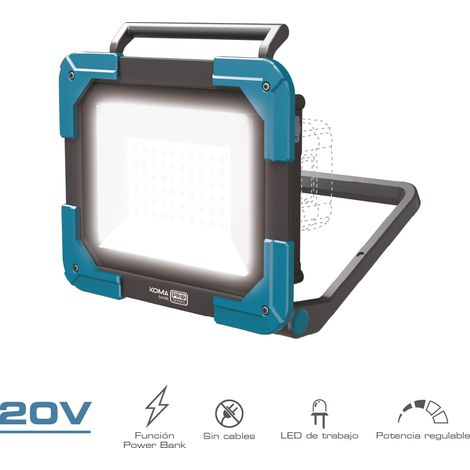 Foco led de trabajo 20 v 2500 lm (sin bateria ni cargador) (1/5)